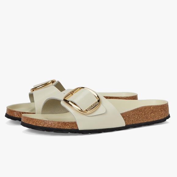 Birkenstock Shoes - Birkenstock Women's Madrid Big Buckle High Shine Sandal